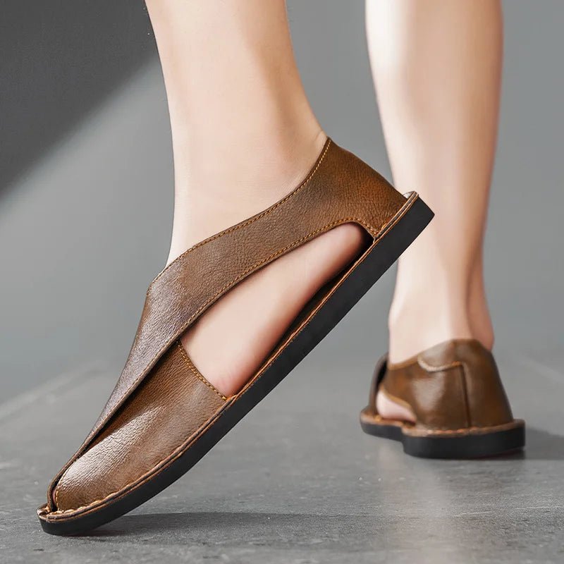 Maro | Elegante & Bequeme Herren Sandalen aus Leder – Ideal für Sommer & Freizeit 1