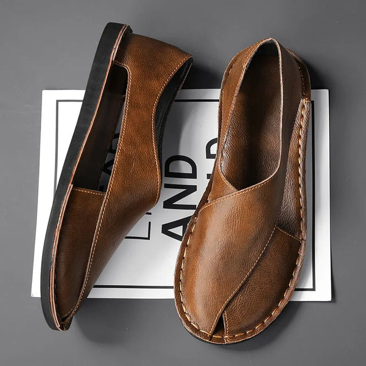 Maro | Elegante & Bequeme Herren Sandalen aus Leder – Ideal für Sommer & Freizeit 3