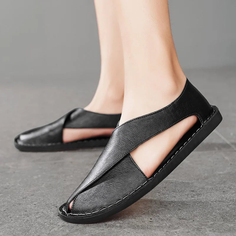 Maro | Elegante & Bequeme Herren Sandalen aus Leder – Ideal für Sommer & Freizeit 5