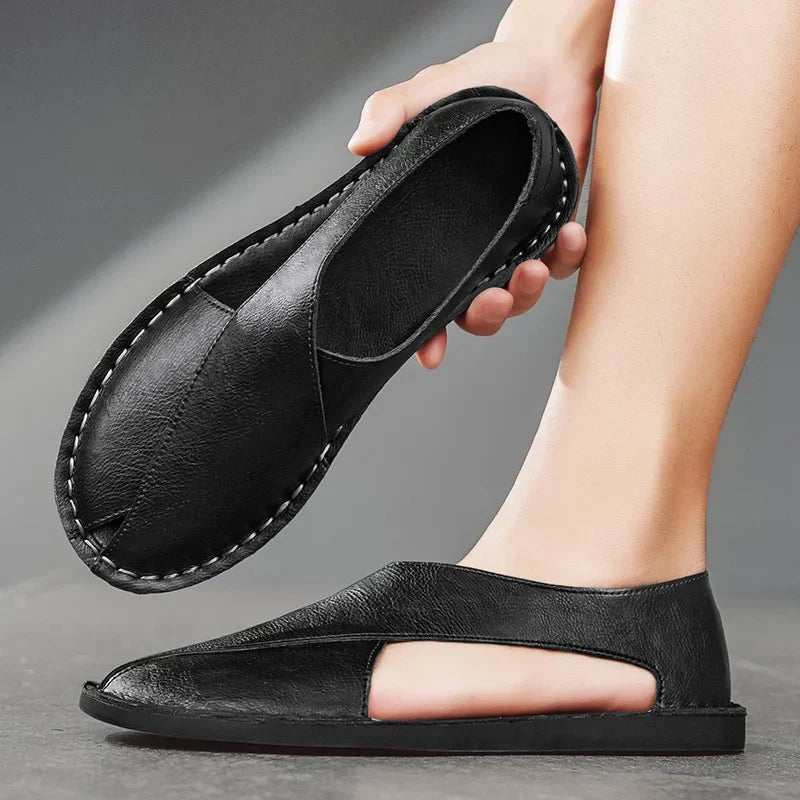 Maro | Elegante & Bequeme Herren Sandalen aus Leder – Ideal für Sommer & Freizeit 6