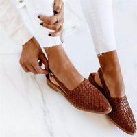 Amelie | Elegant and Flat Women's Slingback Sandals