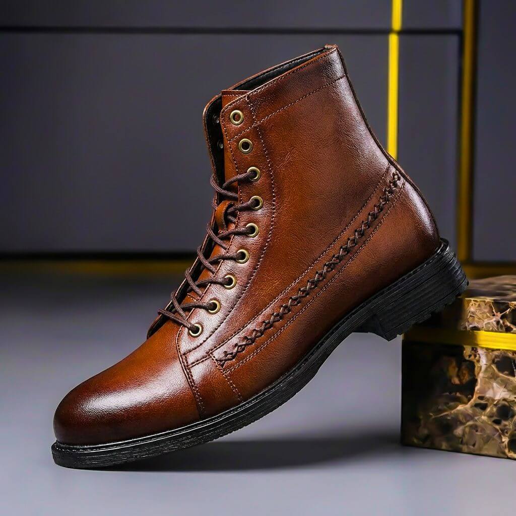 Maximilian | Bequeme und hochwertige echtem italienischem Leder Stiefel 0