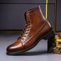 Sebastian | Stilvolle Herren-Echtlederstiefel aus Italienischem Premium-Leder
