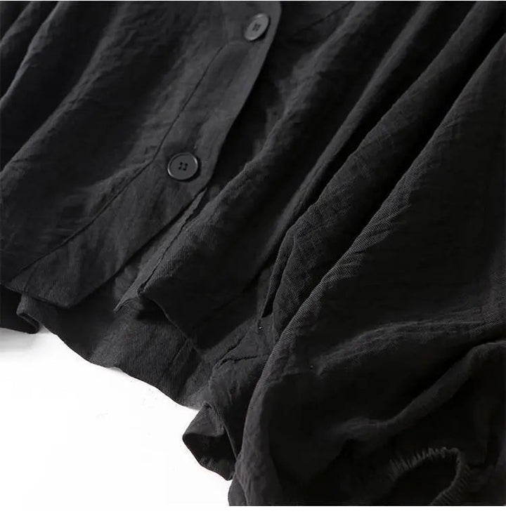 Maya | Elegante, Atmungsaktive Damenbluse mit Fledermausärmeln aus Leinen 5