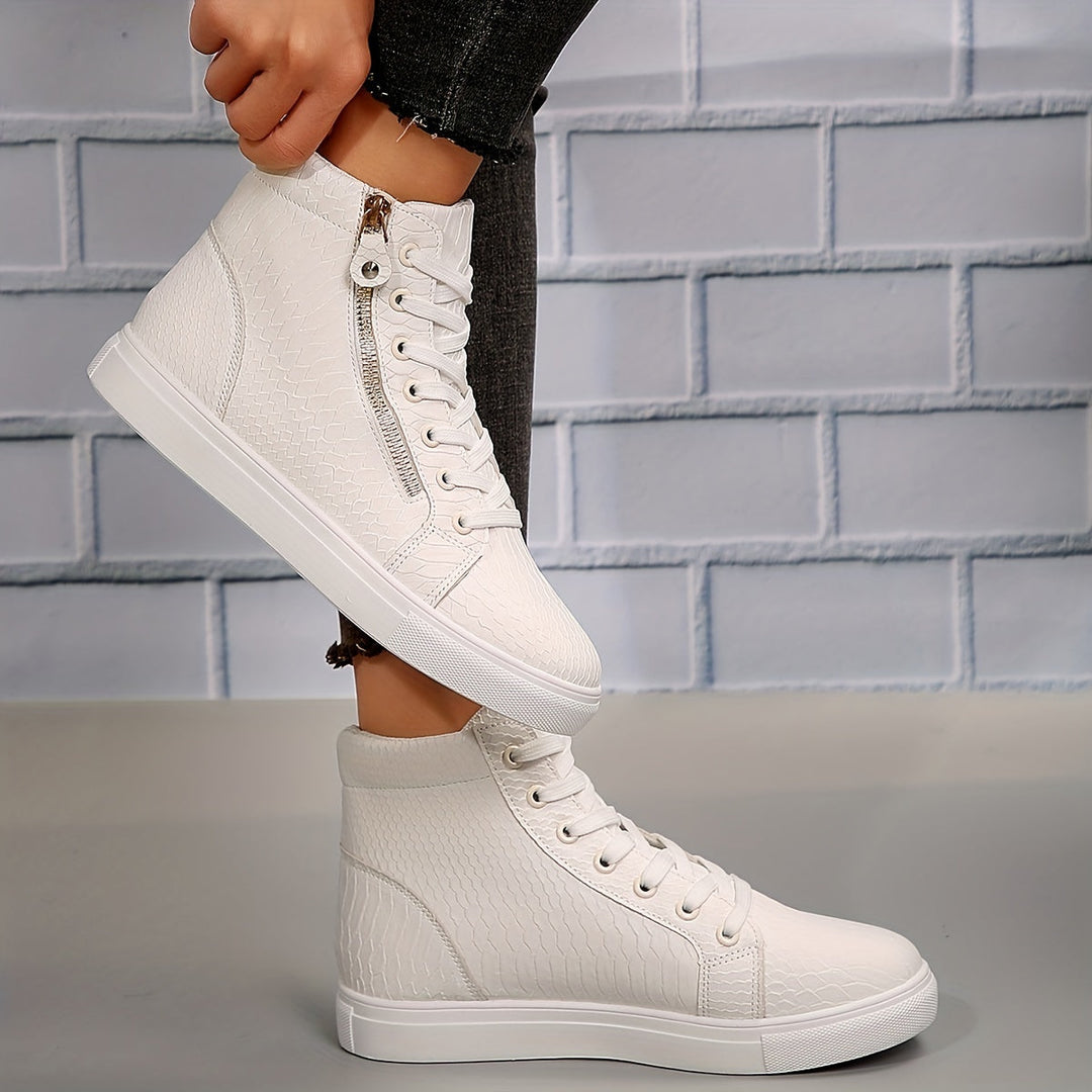 Maya | Elegante, Bequeme High-Top Sneaker Damen – Urbaner Stil für Jeden Anlass 1