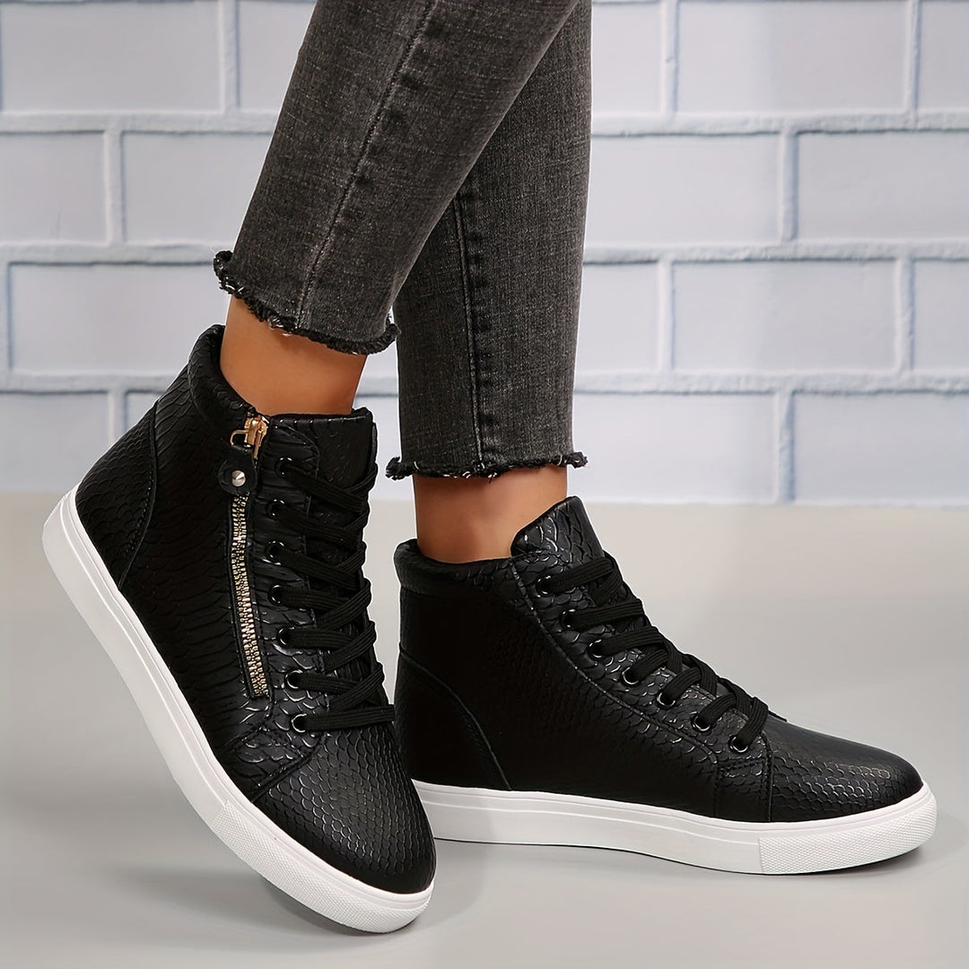 Maya | Elegante, Bequeme High-Top Sneaker Damen – Urbaner Stil für Jeden Anlass 6