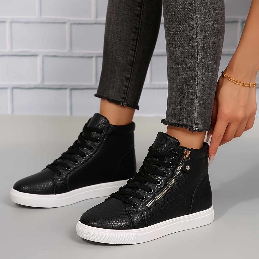 Maya | Elegante, Bequeme High-Top Sneaker Damen – Urbaner Stil für Jeden Anlass 8