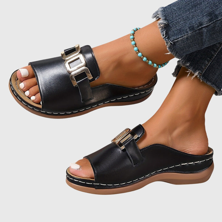 Maya | Elegante, Bequeme & Atmungsaktive Damen Sandalen mit Offener Zehenpartie 7
