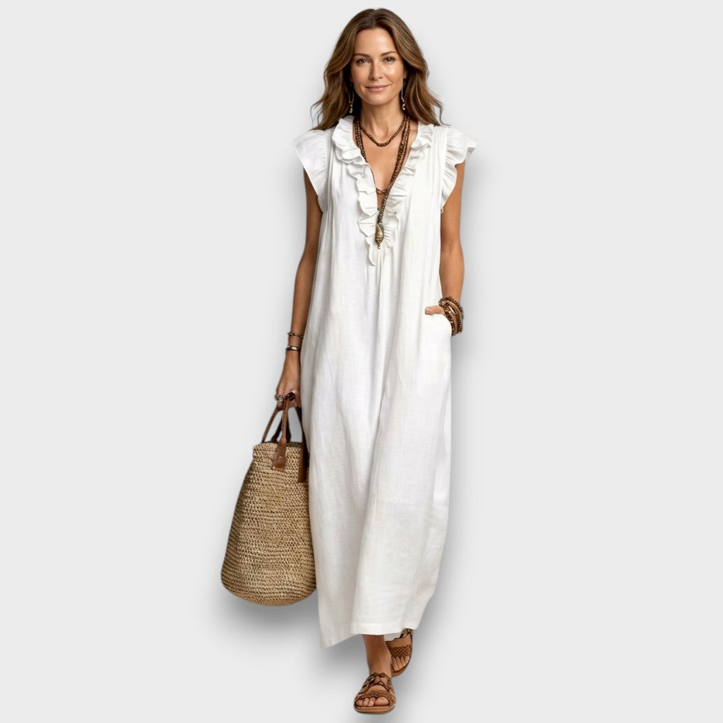 Maya | Elegantes, Leichtes Boho Maxikleid – Perfekt für den Sommer und Lange Kleider-Liebhaber 4