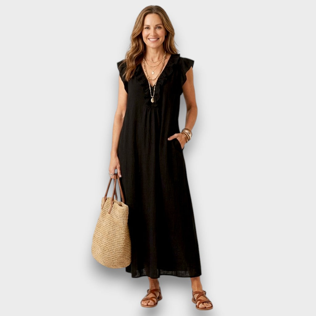 Maya | Elegantes, Leichtes Boho Maxikleid – Perfekt für den Sommer und Lange Kleider-Liebhaber 6