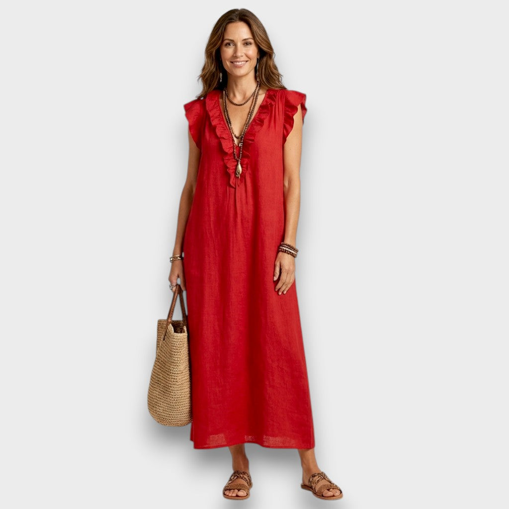 Maya | Elegantes, Leichtes Boho Maxikleid – Perfekt für den Sommer und Lange Kleider-Liebhaber 8