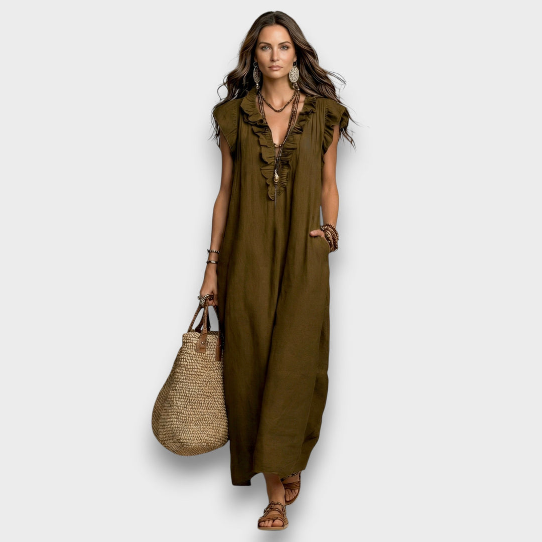 Maya | Elegantes, Leichtes Boho Maxikleid – Perfekt für den Sommer und Lange Kleider-Liebhaber 9