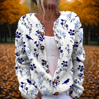 Elena | Elegante Und Weiche Offene Herbst-Strickjacke