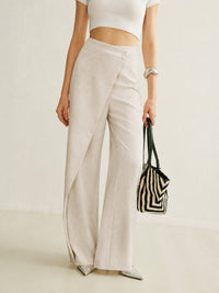 Isabella | Elegante Und Moderne High-Waist Hose Mit Weitem Bein