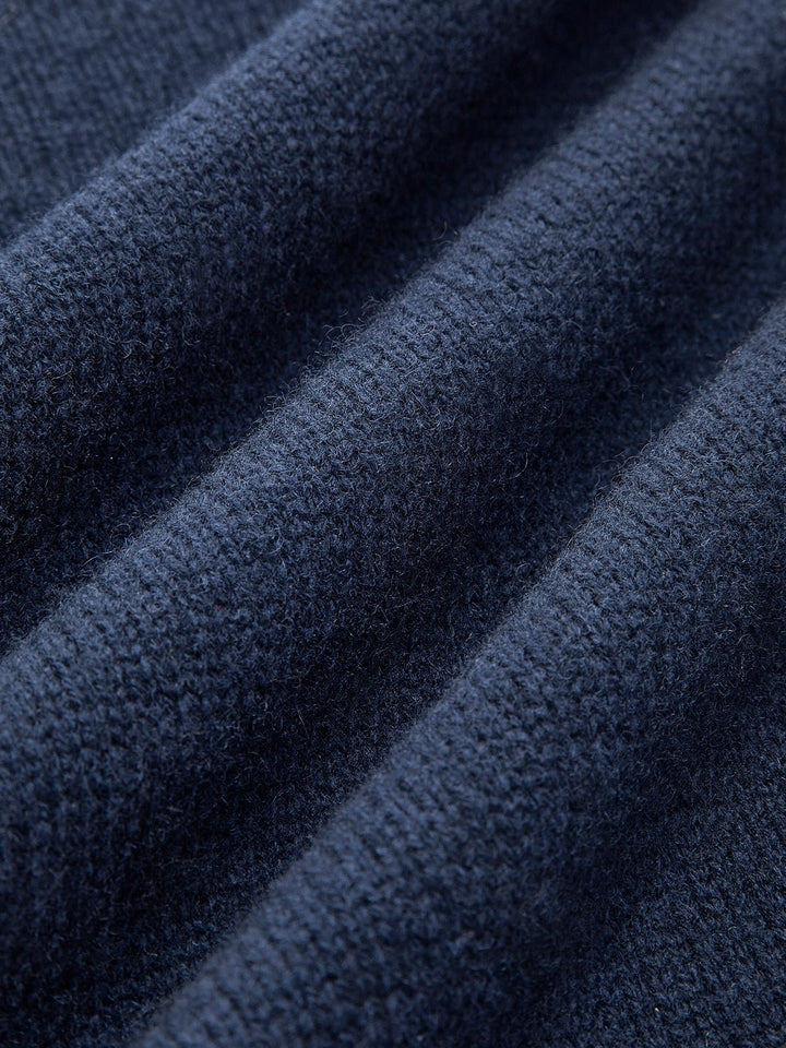 Mia | Damen-Polopullover aus Strick mit Jeanskragen 4