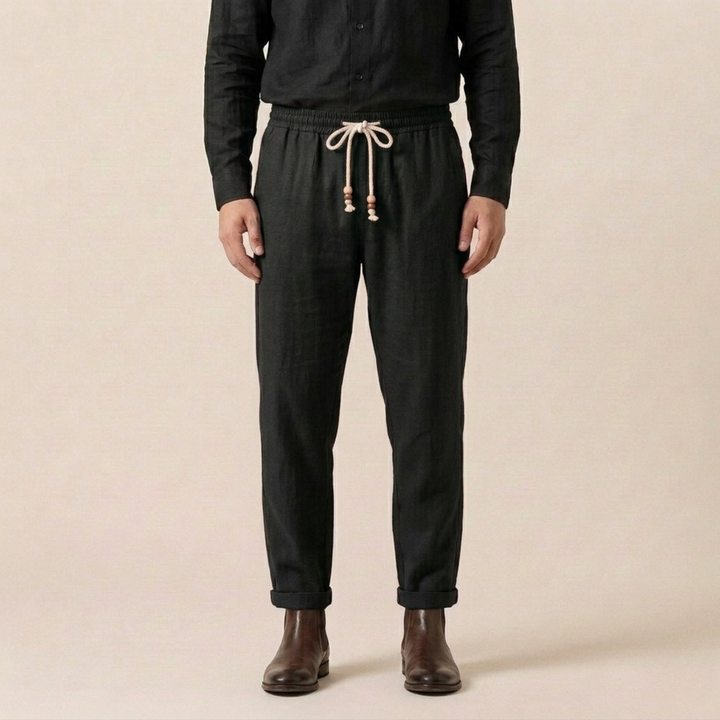 Michael | Elegante, luftige und vielseitige Leinenhose 0