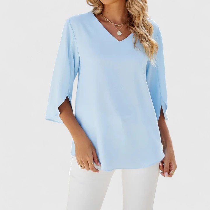 Mila | Bequeme und elegante Chiffonbluse mit Rüschen 2