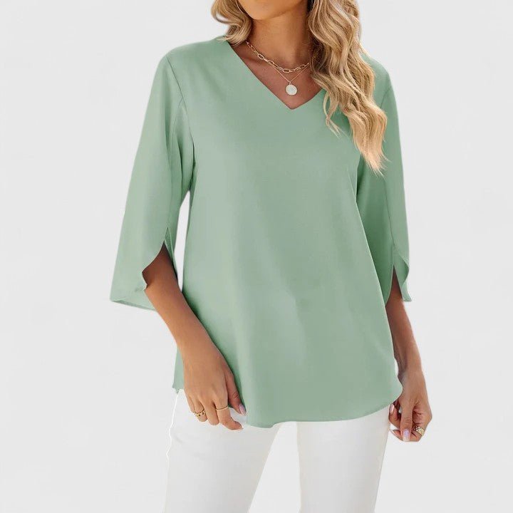 Mila | Bequeme und elegante Chiffonbluse mit Rüschen 7