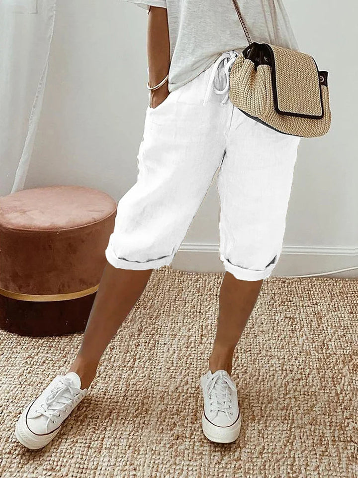 Mila | Damen Shorts Kurze Hosen Sommer Relaxed Fit Atmungsaktiv 2