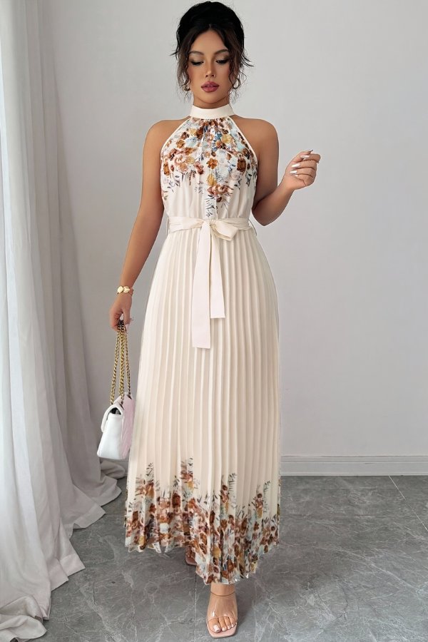 Mila | Elegantes und romantisches Blumenmuster Midikleid 15