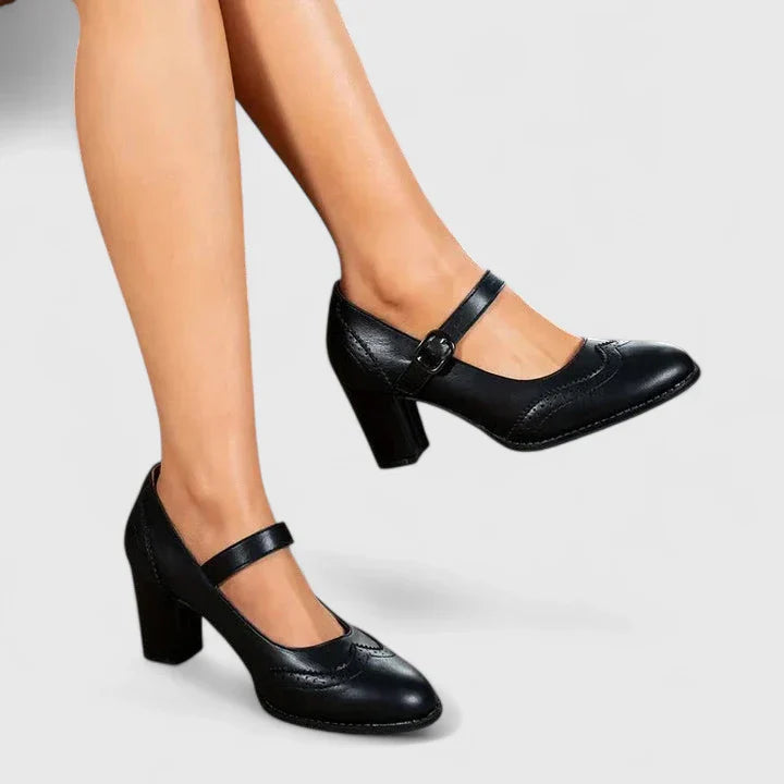 Mila | Stilvolle & Bequeme Mary Jane-Schuhe für Damen mit Blockabsatz 0