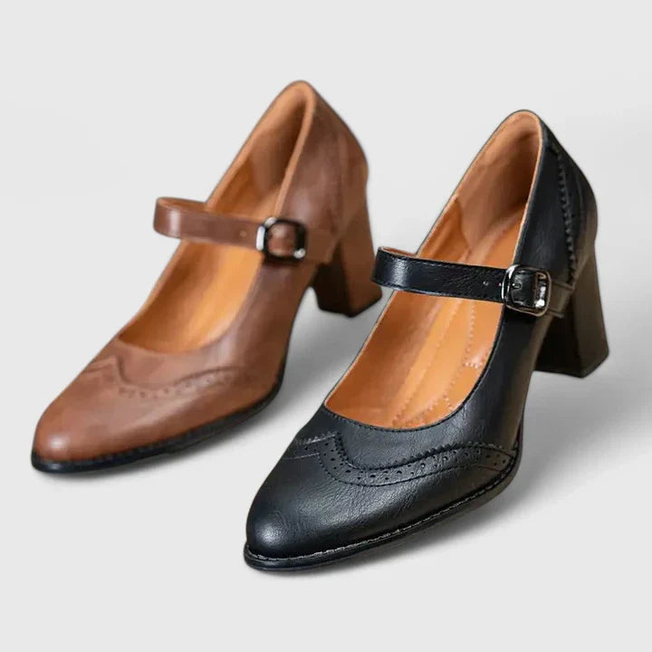 Mila | Stilvolle & Bequeme Mary Jane-Schuhe für Damen mit Blockabsatz 6