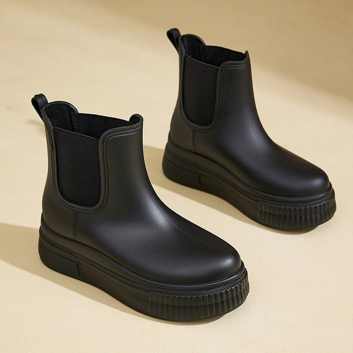 Mila | Wasserdichte, Trendige &amp; Stilvolle Chelsea Plateau Stiefel 2