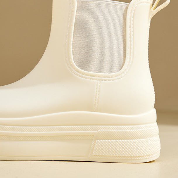 Mila | Wasserdichte, Trendige &amp; Stilvolle Chelsea Plateau Stiefel 7