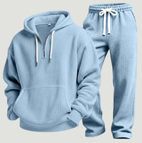 Julian | Stilvolles und komfortables Loungewear Set im Waffelstrick