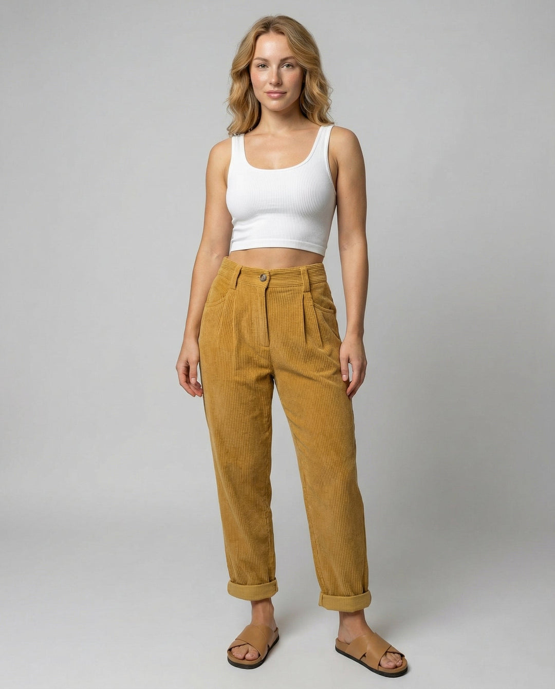 Mira | Elegante, Bequeme &amp; Vielseitige Damen Cordhose 0