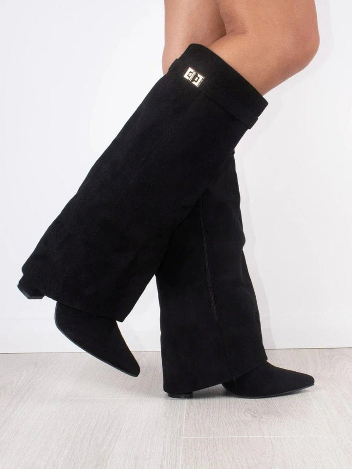 Mira | Elegante, Bequeme &amp; Vielseitige Kniehohe Wildlederstiefel 5