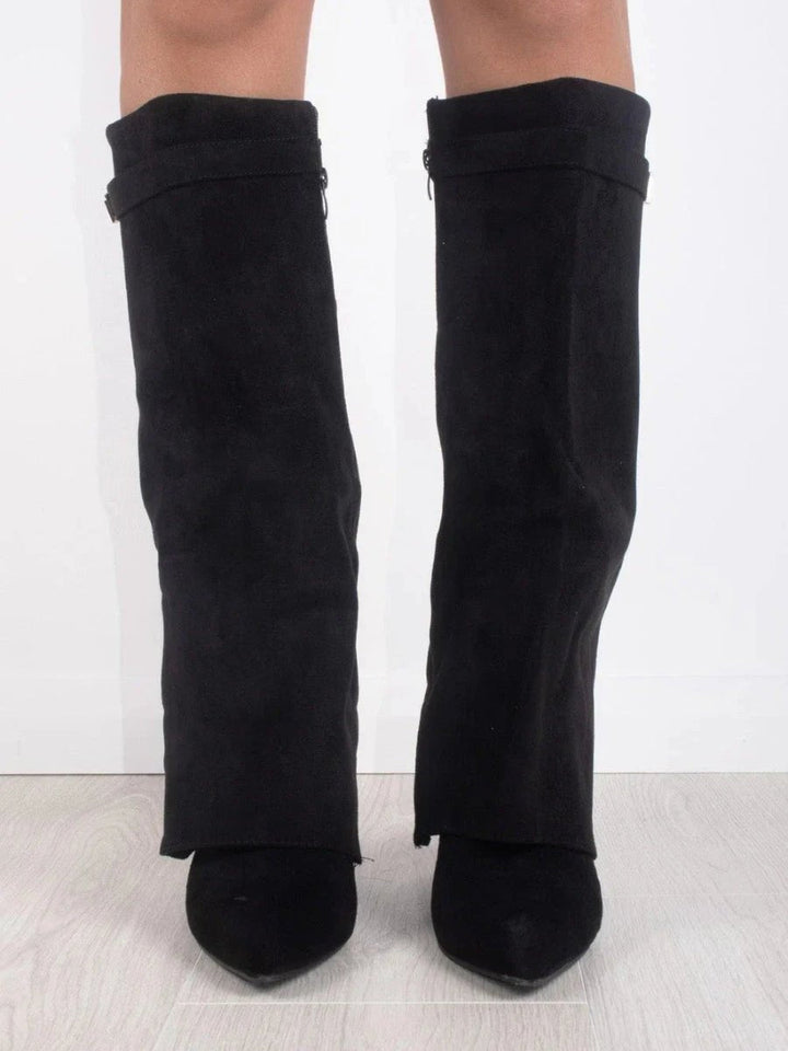 Mira | Elegante, Bequeme &amp; Vielseitige Kniehohe Wildlederstiefel 6
