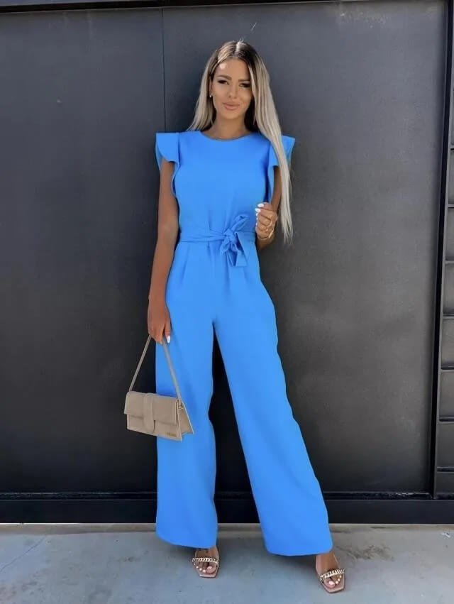 Mira | Eleganter Damen Jumpsuit – Flatterärmel, Weites Bein & Perfekt für Festliche Anlässe 7