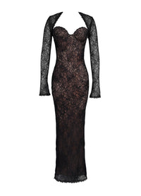 Kerstin | Elegantes Spitzen-Maxikleid für besondere Anlässe