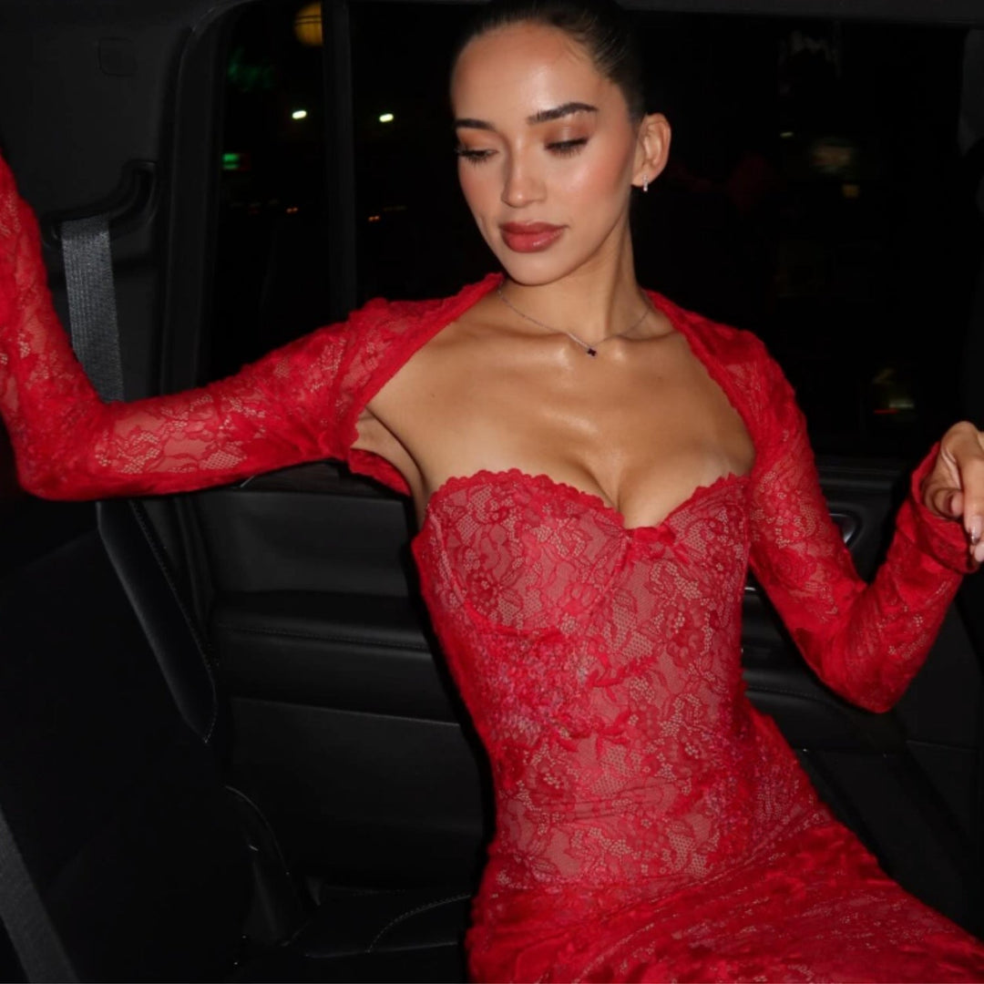 Mira | Elegantes Spitzen-Maxikleid für besondere Anlässe 8