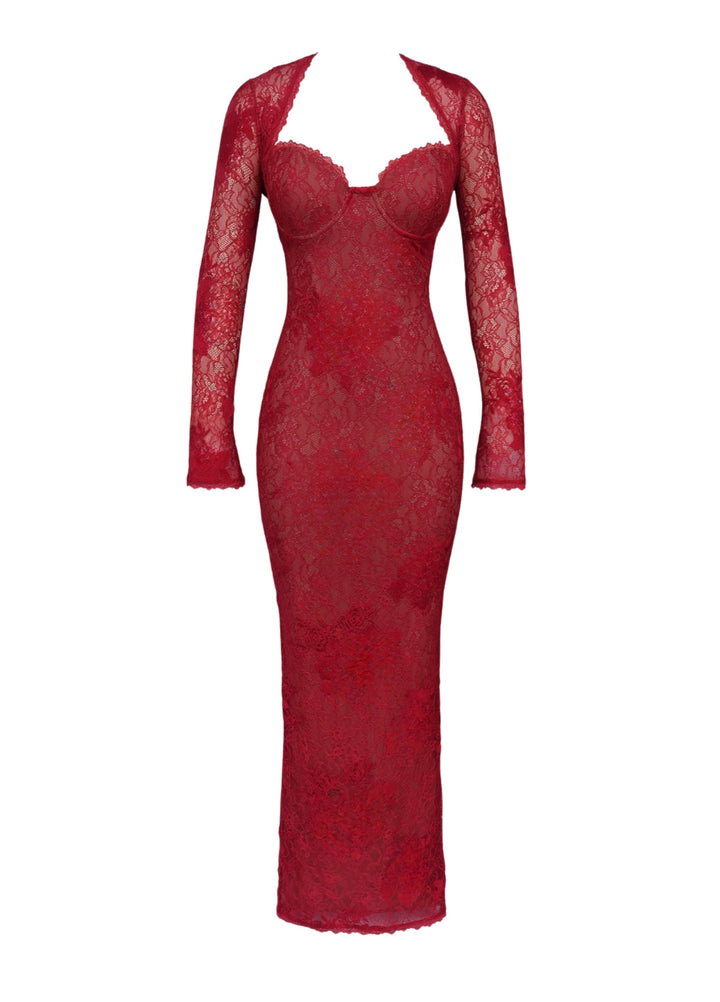 Mira | Elegantes Spitzen-Maxikleid für besondere Anlässe 9