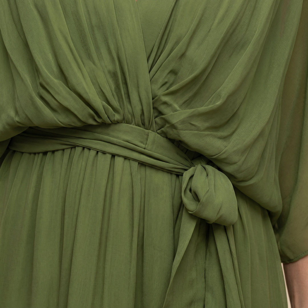 Mira | Elegantes Wickelkleid Damen – Schmeichelhaftes Midi-Kleid für Hochzeitsgäste 3