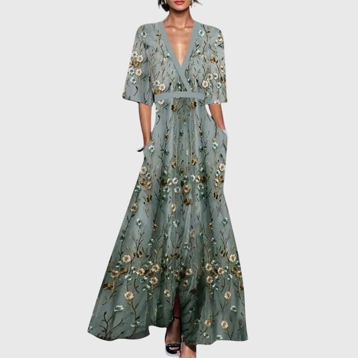 Mira | Elegantes, Florales &amp; Leichtes Damenkleid für Feste und Freizeit 2