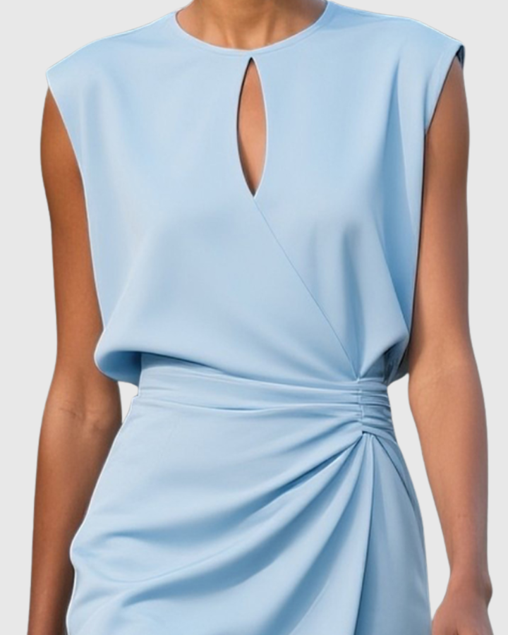 Mira | Elegantes, Vielseitiges &amp; Festliches Damenkleid – Ärmellos, Knielang 2