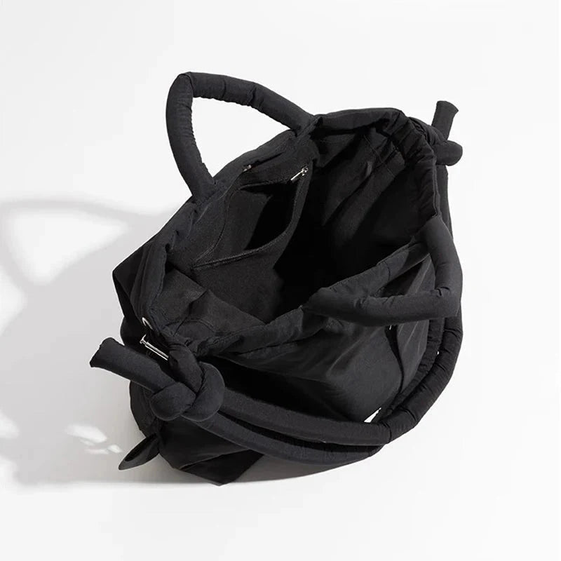 Mira | Modische, Leichte Tote Bag Schwarz – Praktischer Shopper für Elegante Outfits 6