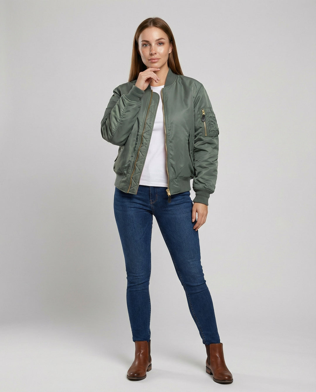 Mira | Zeitlose, Bequeme & Vielseitige Damen-Bomberjacke 1