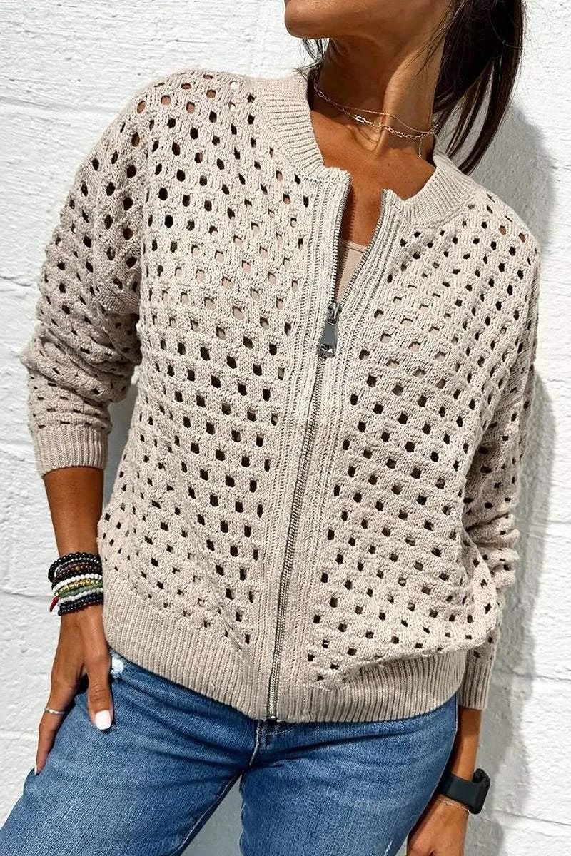 Nela | Luftige, Weiche & Vielseitige Strickjacke Damen – Eleganter Cardigan für Jede Gelegenheit 0