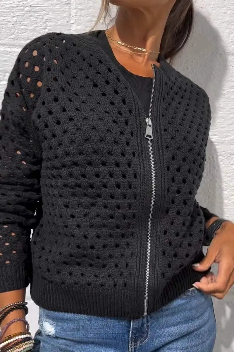 Nela | Luftige, Weiche & Vielseitige Strickjacke Damen – Eleganter Cardigan für Jede Gelegenheit 6