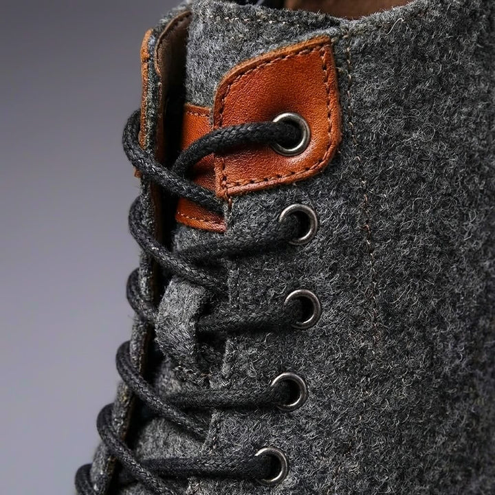 Nicholas | Außergewöhnlich warme und hochwertige Leder Wollstiefel 3