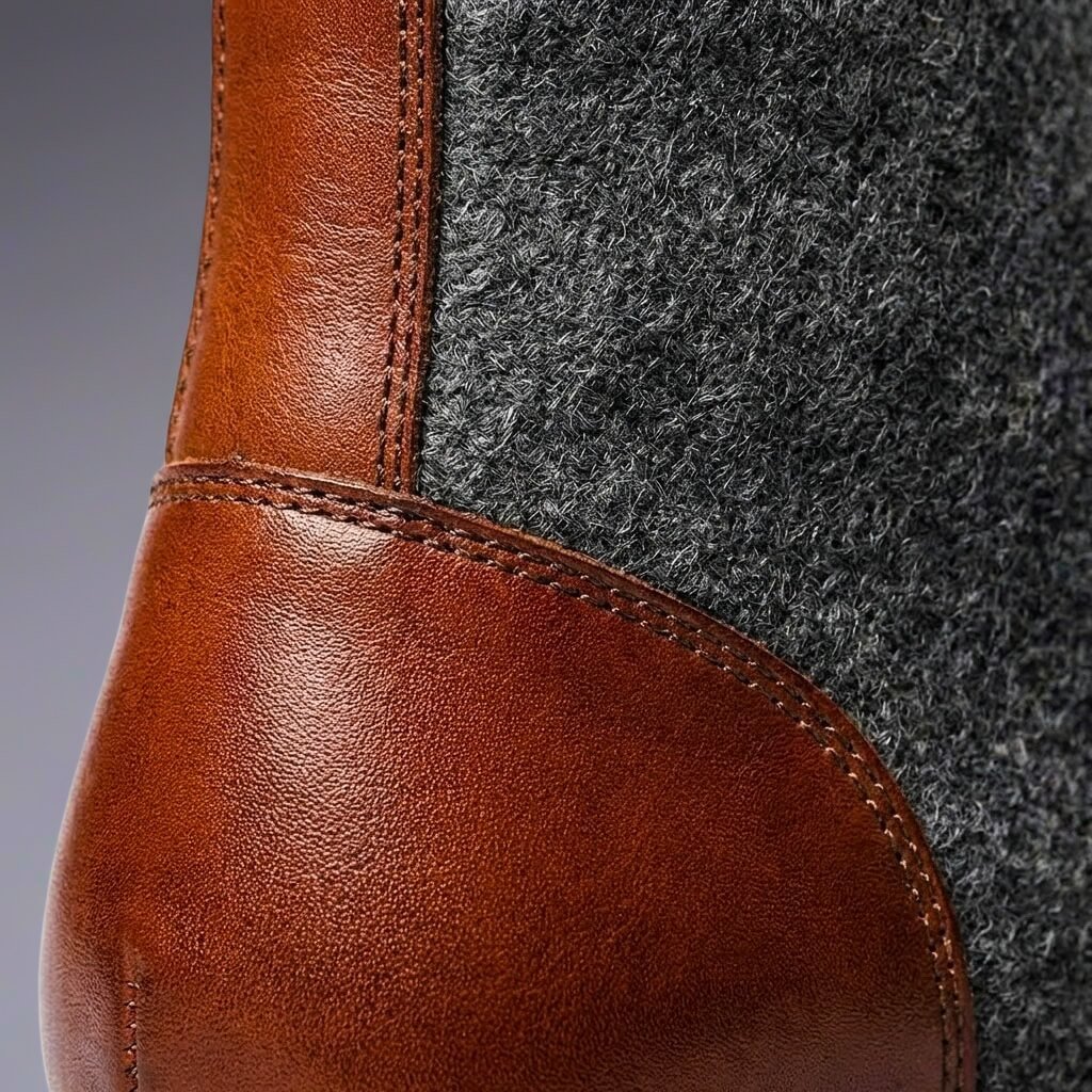 Nicholas | Außergewöhnlich warme und hochwertige Leder Wollstiefel 5