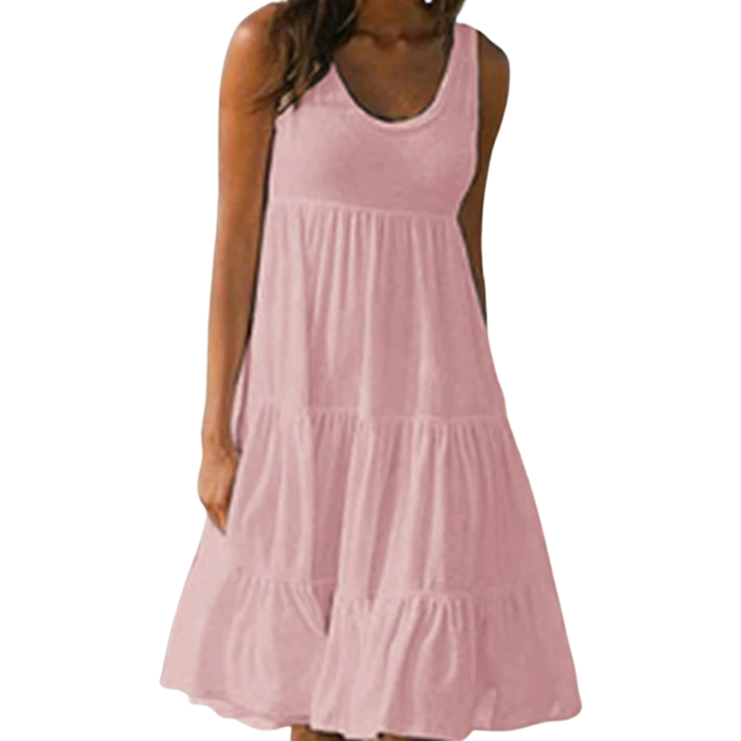 Nina | Elegantes, Fließendes Damen Midi Kleid – Bequemes Sommerkleid für Jeden Anlass 4