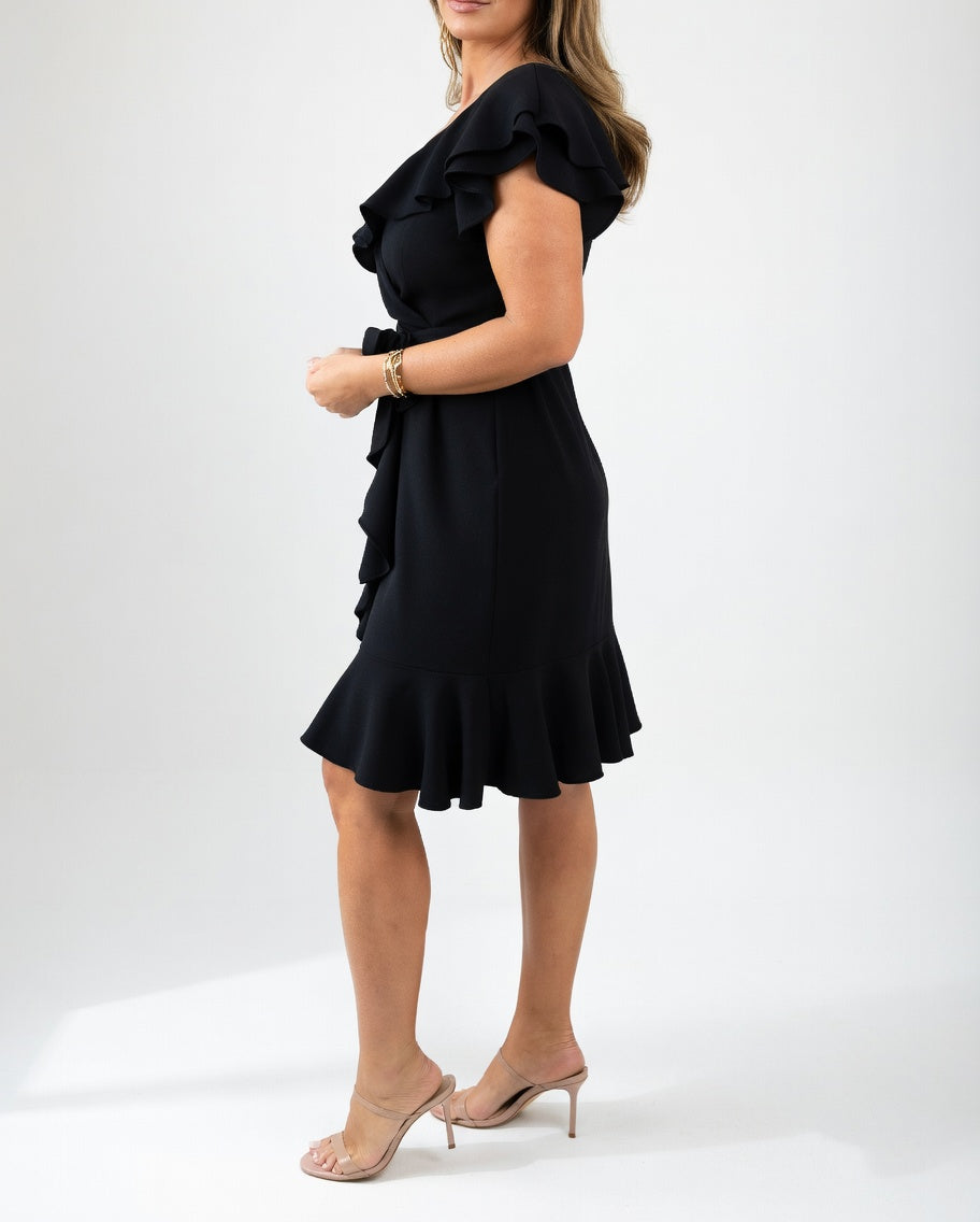 Nora | Elegantes Wickelkleid Damen – Feminines Design für Hochzeit & Hochzeitsgast 6