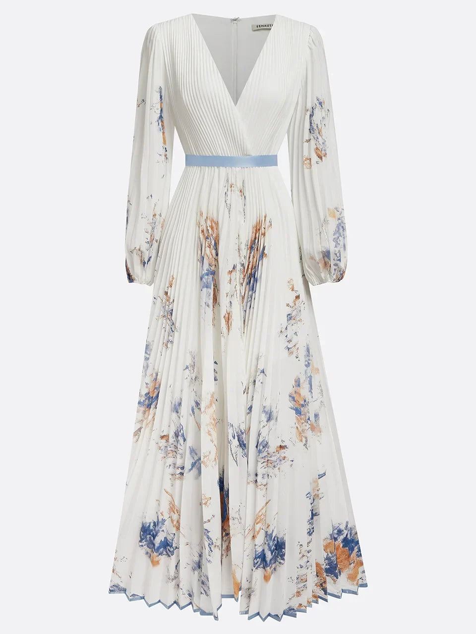 Nora | Maxikleid mit langen Ärmeln und Blumenmuster 3