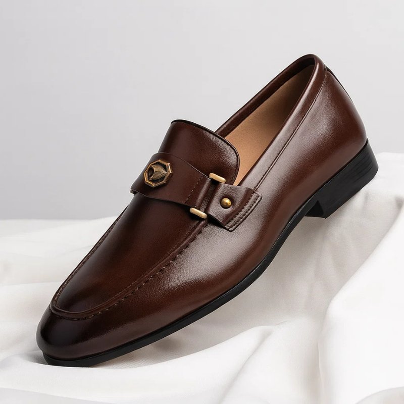 Olivio | Elegante, Komfortable &amp; Zeitlose Herren-Leder-Loafer 2