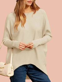 Michelle | Luxuriöser Rippstrick-Pullover mit Oversize-Passform